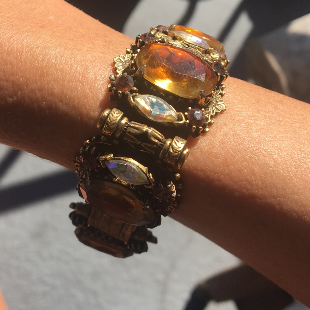 Antique Costume Chunky Bracelet